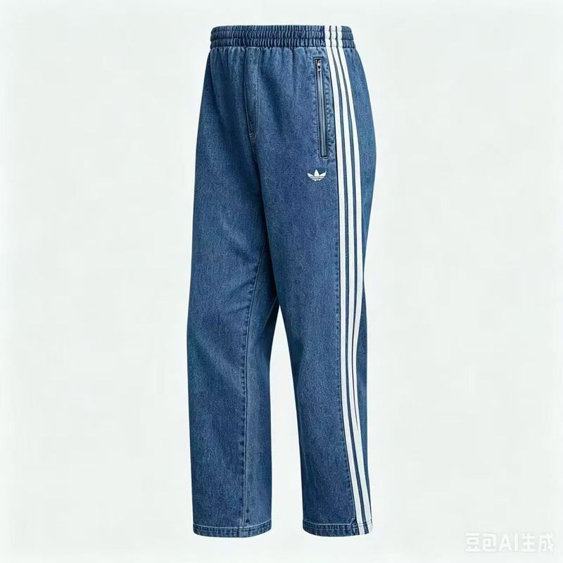 Джинсовый костюм Adidas Firebird Denim синий в магазине Випкросс | Москва