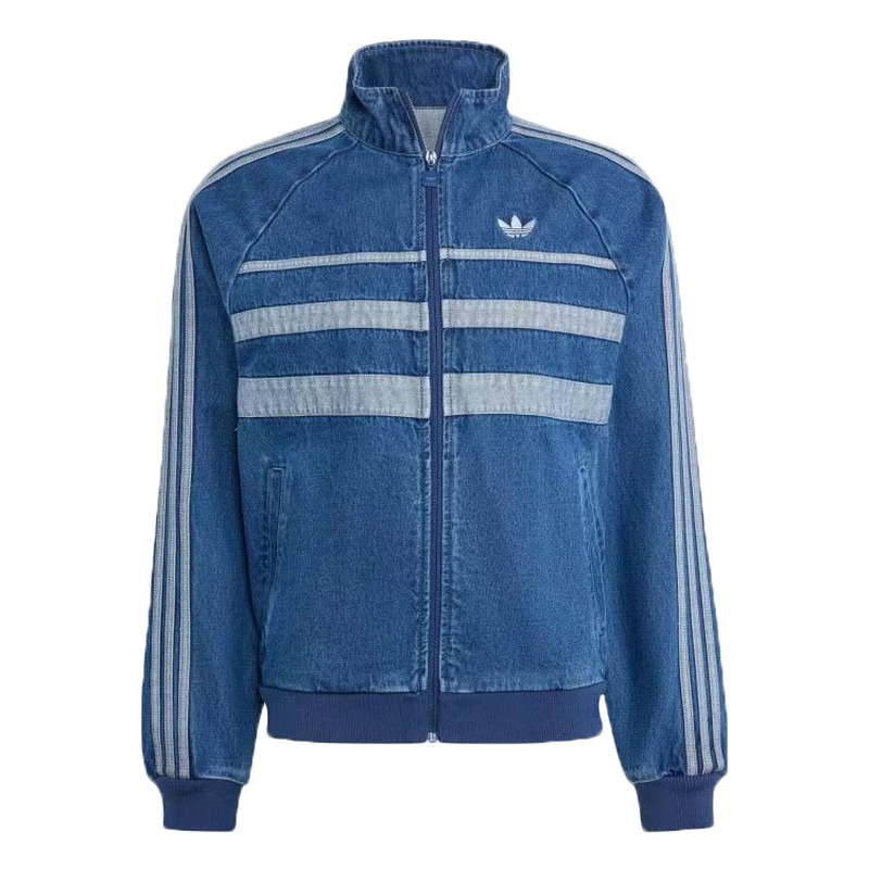 Куртка Adidas Zebra синяя в магазине Випкросс | Москва