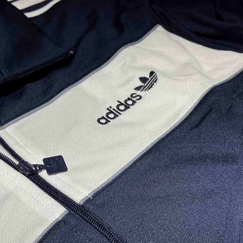Спортивный костюм Adidas Track 3 - Stripes синий в магазине Випкросс | Москва