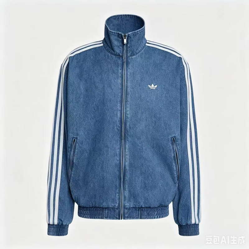 Джинсовый костюм Adidas Firebird Denim синий в магазине Випкросс | Москва