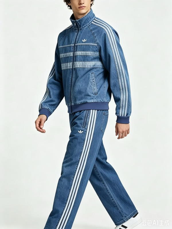 Спортивный костюм Adidas Zebra синий в магазине Випкросс | Москва